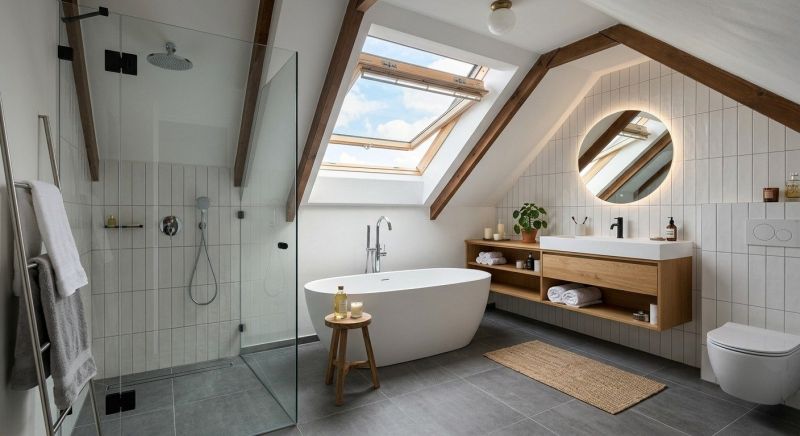 Attic Bathroom Remodeling